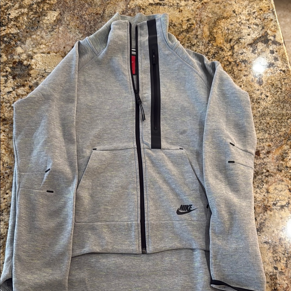 Nike Gray Full-Zip Hoodie